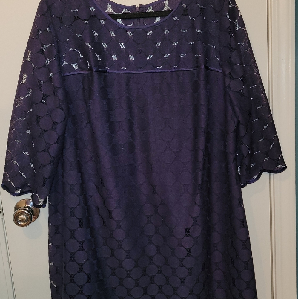 Lord & Taylor Blue Dress